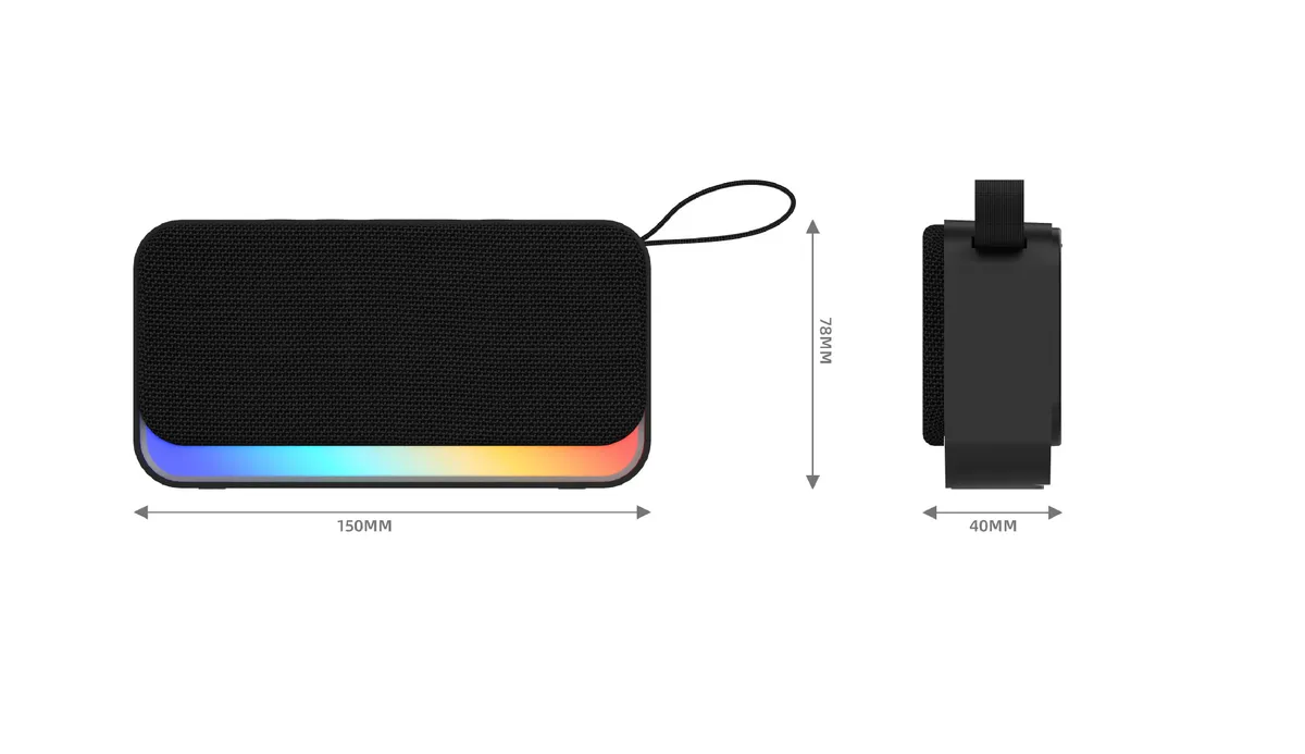 2025 Portable Bluetooth Speaker Subwoofer Fabric Creative Gift Card Stereo - Wireless Outdoor Audio for Music Lovers showcase 1