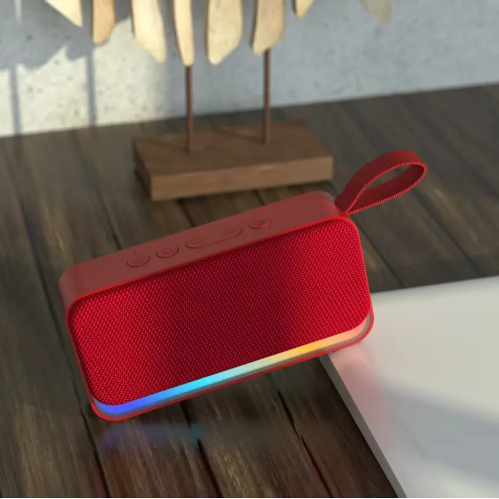 2025 Portable Bluetooth Speaker Subwoofer Fabric Creative Gift Card Stereo - Wireless Outdoor Audio for Music Lovers - Image 3