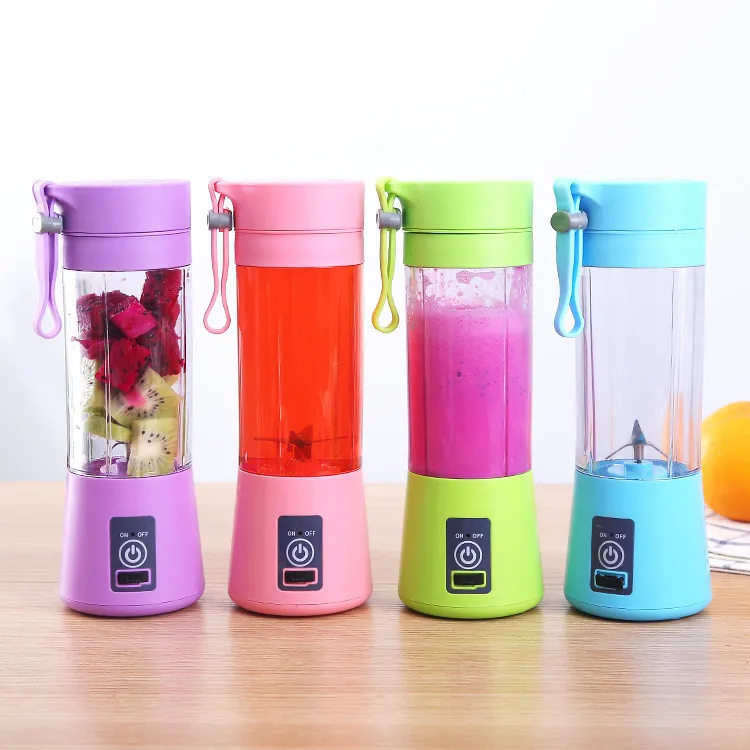 Portable Mini Cyclone Electric Juicer Blender, Rechargeable Fruit Juice Cup for Freshly Squeezed Smoothies, Compact Kitchen Appliance for Healthy Living thumbnail 1