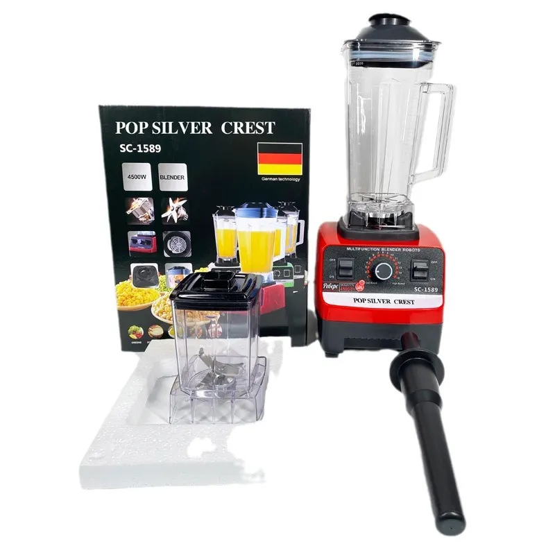 Popsilver Crest High-Speed Blender for Smoothies, Grinding, Food Prep, Juicing - Includes Dual Cups, Powerful Motor, Kitchen Appliance for Home Use thumbnail 5