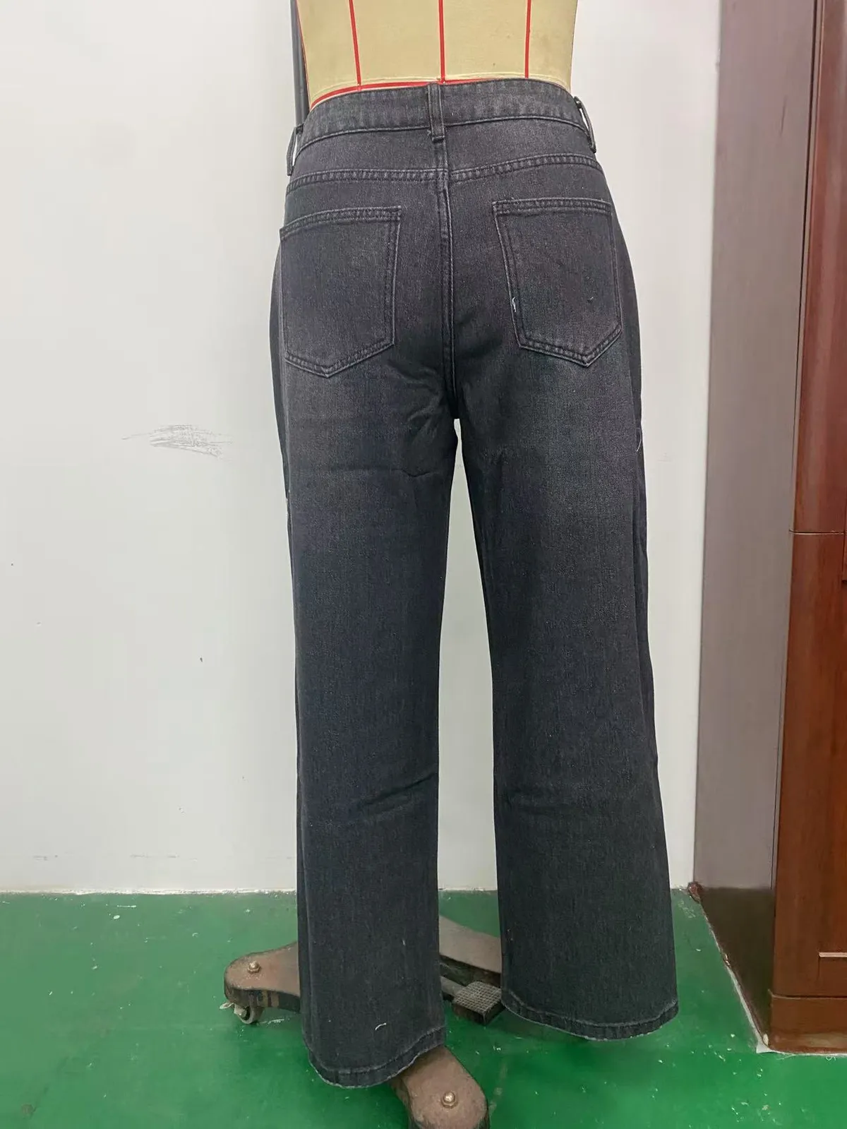 Retro Fashion Women's Wide-Leg Jeans - Casual Straight Leg Pants for Amazon, European & American Style showcase 7