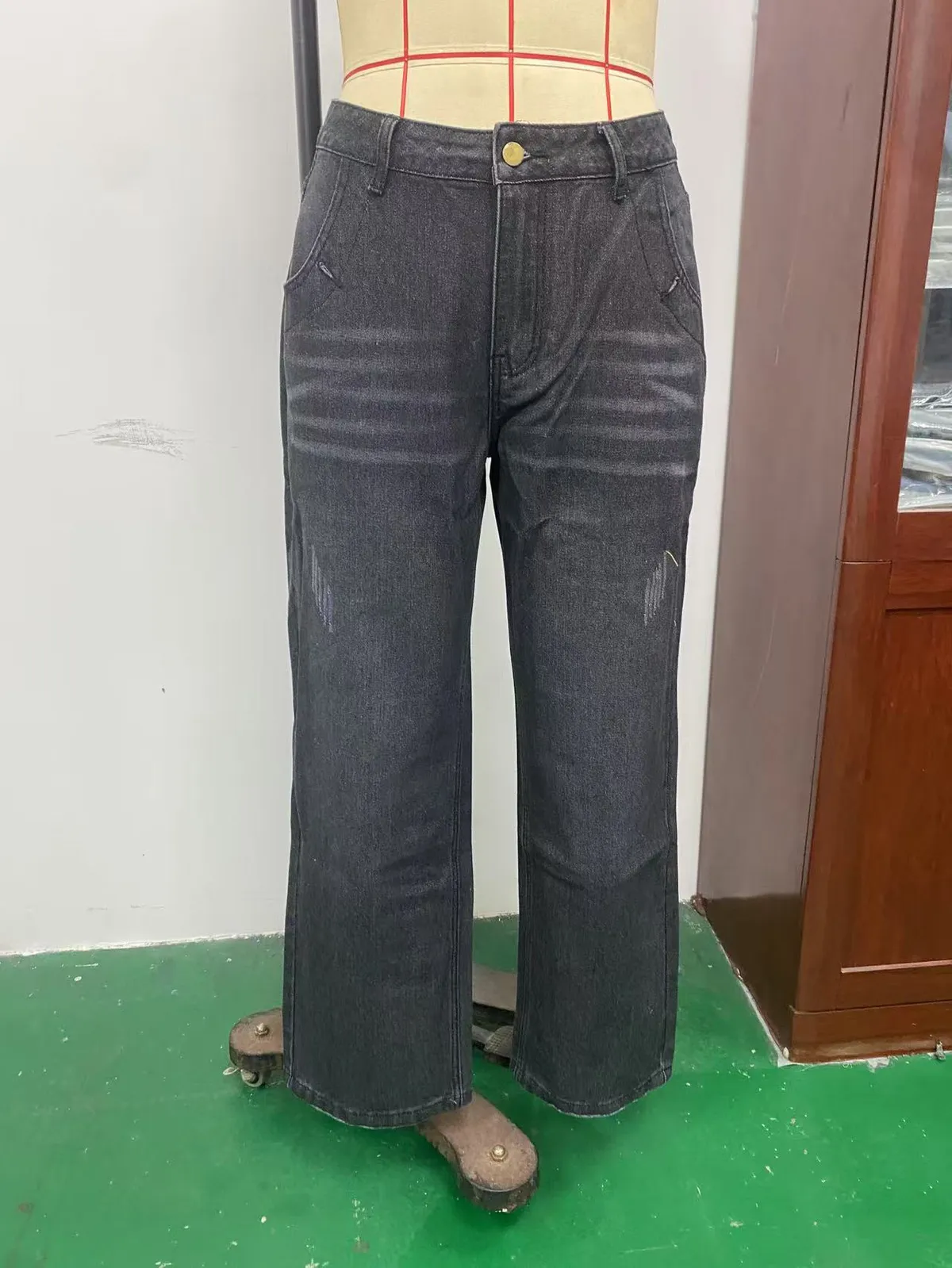Retro Fashion Women's Wide-Leg Jeans - Casual Straight Leg Pants for Amazon, European & American Style showcase 6