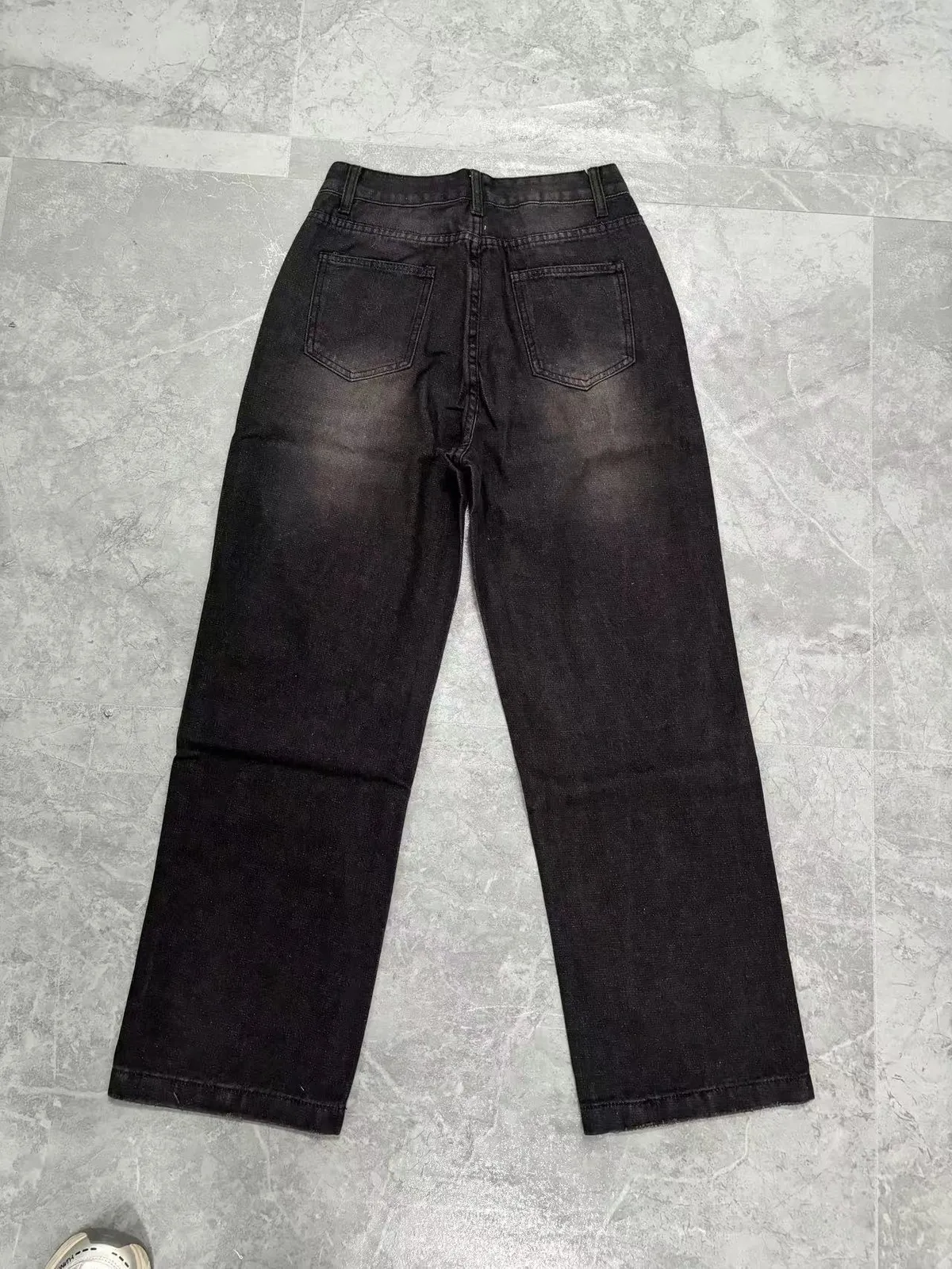 Retro Fashion Women's Wide-Leg Jeans - Casual Straight Leg Pants for Amazon, European & American Style showcase 10