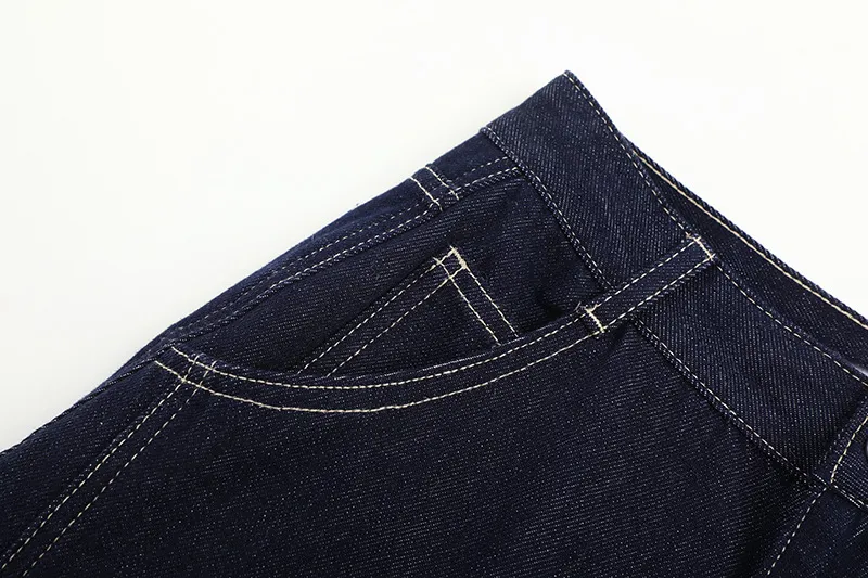 Spring 2025 Women's Mid-Waist Loose Wide-Leg Jeans - Stylish One-Button Design for Casual Comfort showcase 7