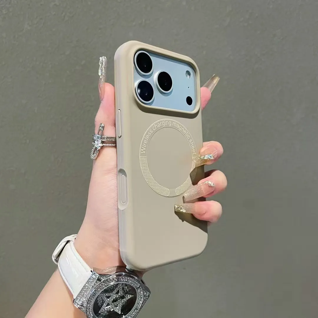 Official Magsafe Magnetic Liquid Silicone Case for iPhone 17, Sensitive Soft Protective Cover, Premium Apple 16 Phone Skin - Image 8