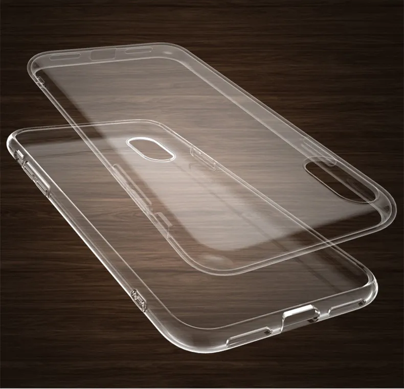 Transparent TPU Soft Shell Phone Case for iPhone 15, 16, 17 Pro Models - Anti-Fall Protective Cover, Simple Design, Wholesale Available showcase 13
