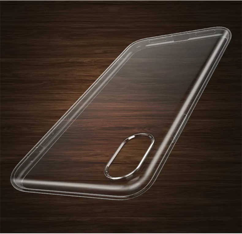 Transparent TPU Soft Shell Phone Case for iPhone 15, 16, 17 Pro Models - Anti-Fall Protective Cover, Simple Design, Wholesale Available showcase 15
