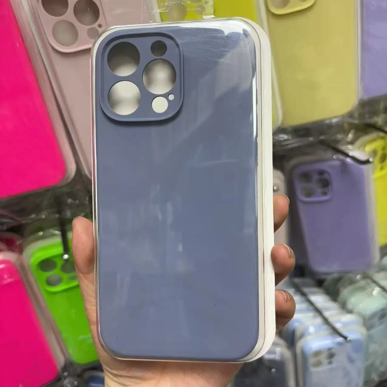 iPhone 15 Pro Max Case - Premium Liquid Silicone All-Inclusive Protective Cover for Apple 14/15 Series Phones, Precision Fit, Soft Touch, Shockproof Design - Image 9