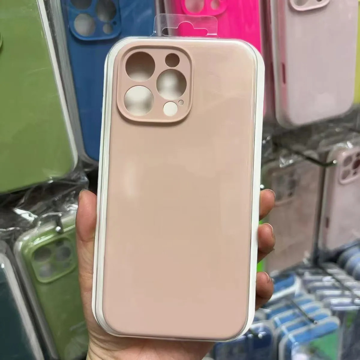 iPhone 15 Pro Max Case - Premium Liquid Silicone All-Inclusive Protective Cover for Apple 14/15 Series Phones, Precision Fit, Soft Touch, Shockproof Design showcase 5