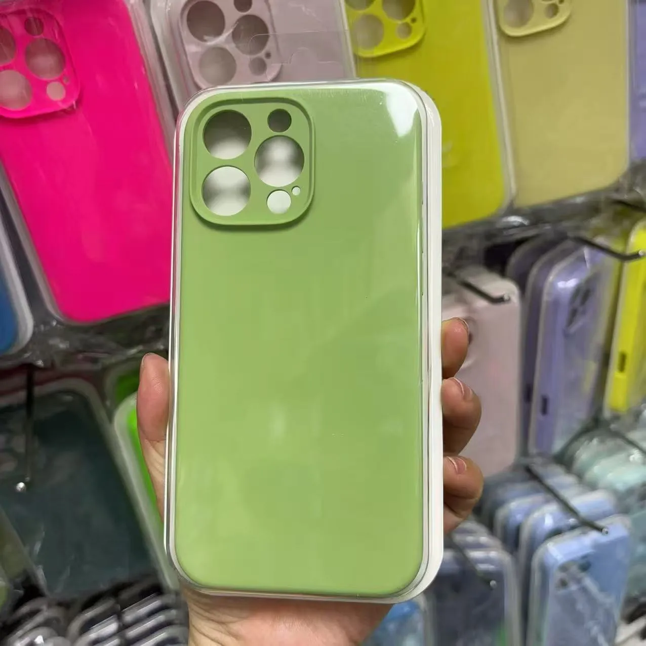 iPhone 15 Pro Max Case - Premium Liquid Silicone All-Inclusive Protective Cover for Apple 14/15 Series Phones, Precision Fit, Soft Touch, Shockproof Design - Image 8