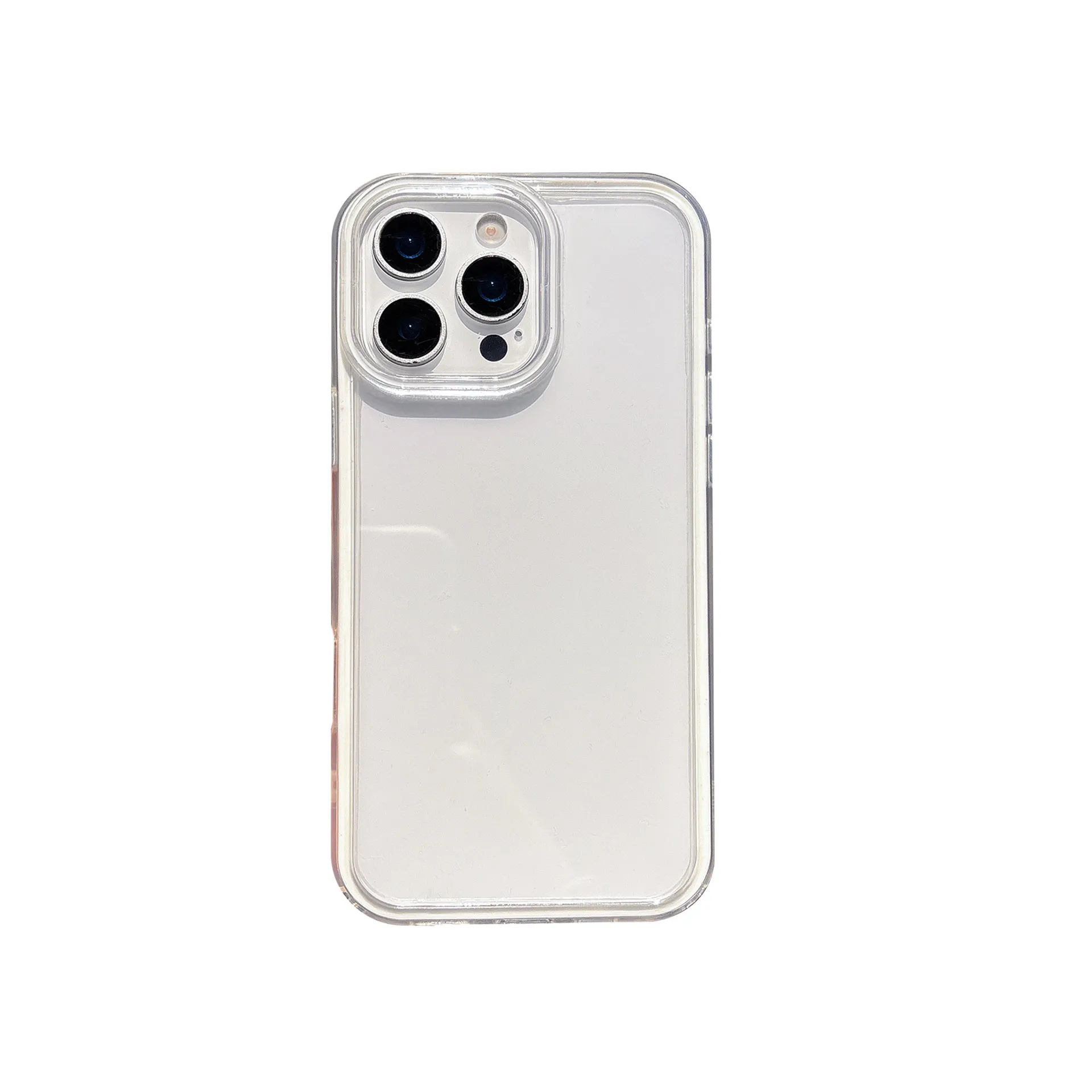 Luxury Grooved Acrylic Phone Case for iPhone 17 Pro Max, 16 Pro Max, 15 Pro Max, 14 Pro Max - Protective Shockproof Cover for Apple Devices thumbnail 5