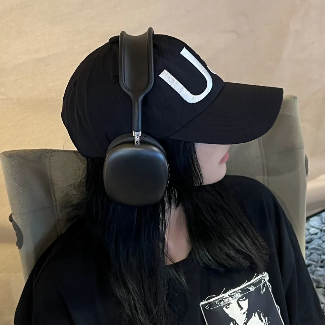 Stylish Headphone Photo Props for Influencers & Photographers - Perfect for Social Media Selfies, Outdoor Shoots, and Creative Content - Ideal for JK Girl Style showcase 9
