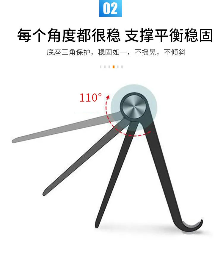 Portable Plastic Mobile Phone Stand Holder for Desktop Use, Simple and Business Small Gift, Wholesale Tablet Support Stand showcase 9