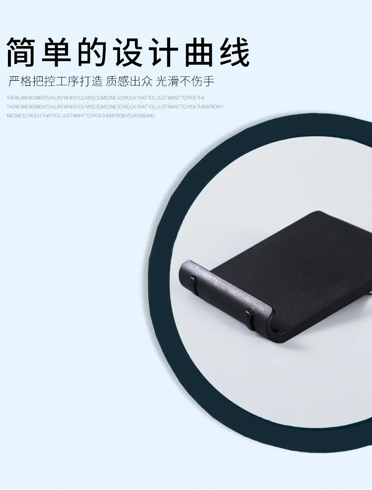 Portable Plastic Mobile Phone Stand Holder for Desktop Use, Simple and Business Small Gift, Wholesale Tablet Support Stand showcase 7