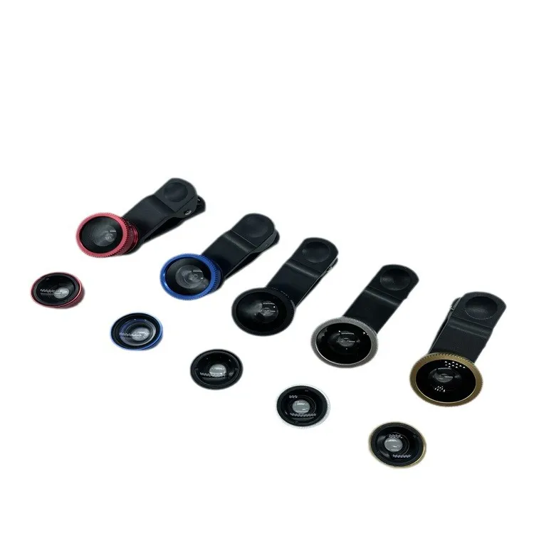 3-in-1 Universal Mobile Phone Camera Lens Kit: Macro, Fisheye, and Wide-Angle Acrylic Lenses for Enhanced Photography - Compatible with All Smartphones thumbnail 5