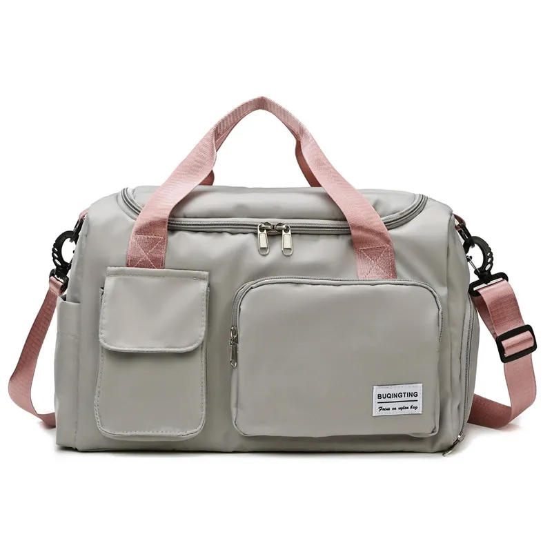 Large Capacity Lightweight Portable Luggage Bag for Men, Business Trip Duffle, Sports Fitness Gym Bag with Wet/Dry Separation, Crossbody Travel Duffel thumbnail 6