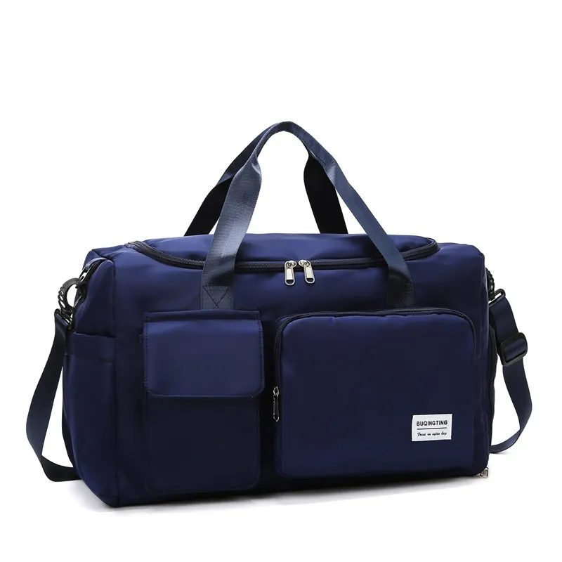 Large Capacity Lightweight Portable Luggage Bag for Men, Business Trip Duffle, Sports Fitness Gym Bag with Wet/Dry Separation, Crossbody Travel Duffel thumbnail 9