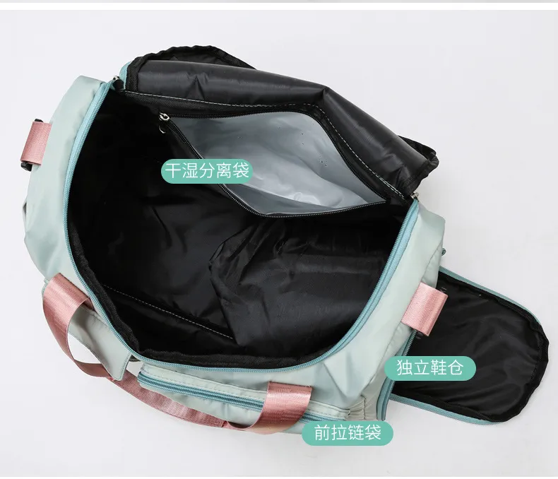 Large Capacity Lightweight Portable Luggage Bag for Men, Business Trip Duffle, Sports Fitness Gym Bag with Wet/Dry Separation, Crossbody Travel Duffel showcase 10