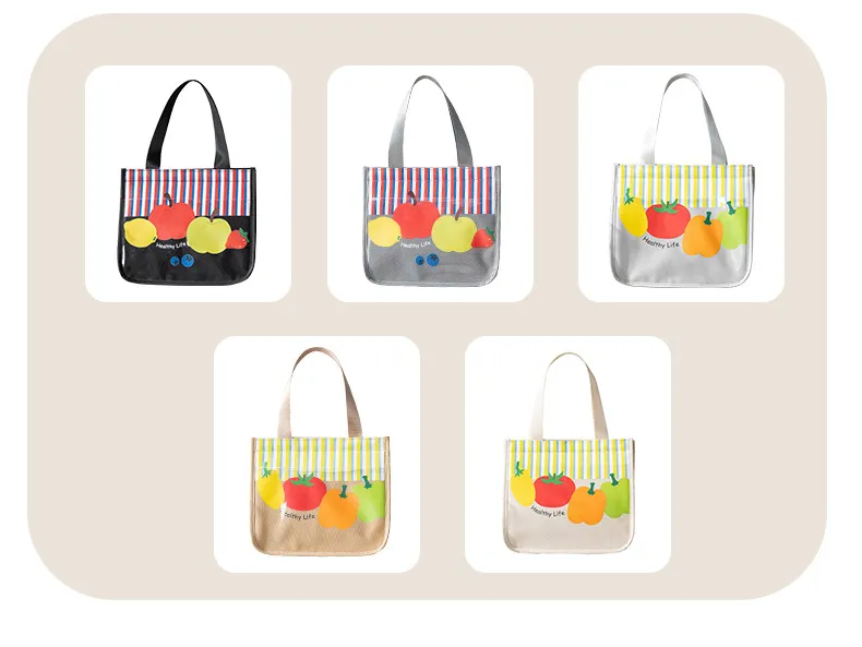 Insulated Lunch Bag for Students & Office Workers, Thickened Aluminum Foil Bento Box Tote, Portable Meal Prep Pouch for Hot or Cold Food showcase 9