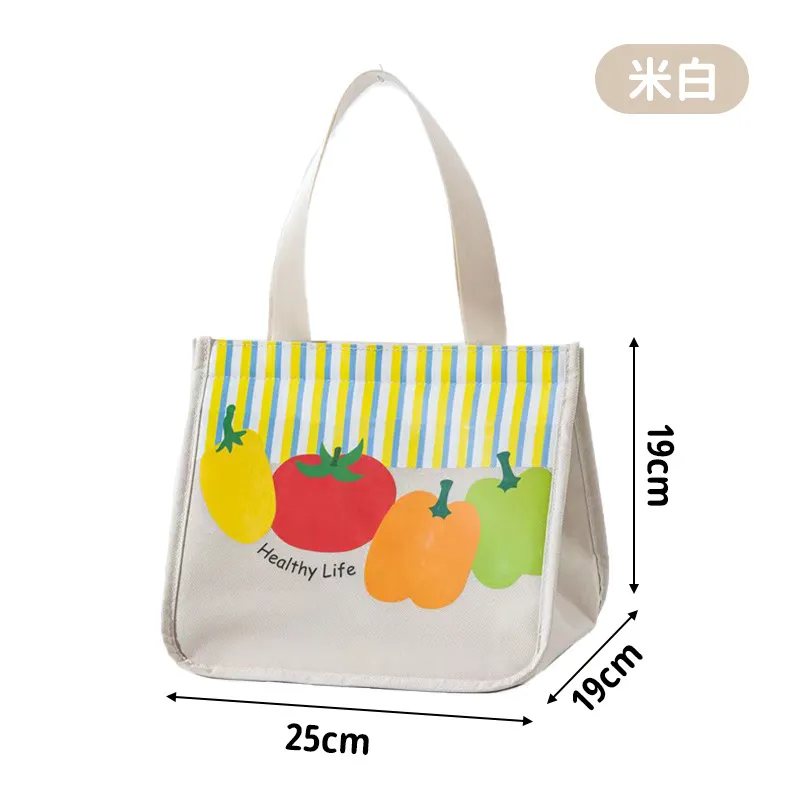 Insulated Lunch Bag for Students & Office Workers, Thickened Aluminum Foil Bento Box Tote, Portable Meal Prep Pouch for Hot or Cold Food thumbnail 8
