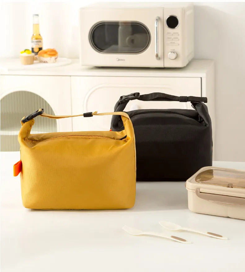 Japanese Style Large Capacity Bento Lunch Bag Insulated Thickened Aluminum Foil Portable Tote Lunch Box for Work School Picnic showcase 14