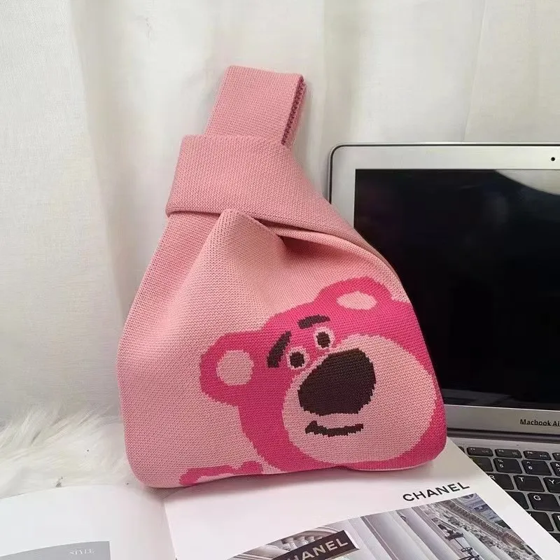 Japanese Fashion Knitted Handbag - Chic Baby Style Wrist Bag for Women, Perfect for Work or Going Out, Small & Versatile thumbnail 9