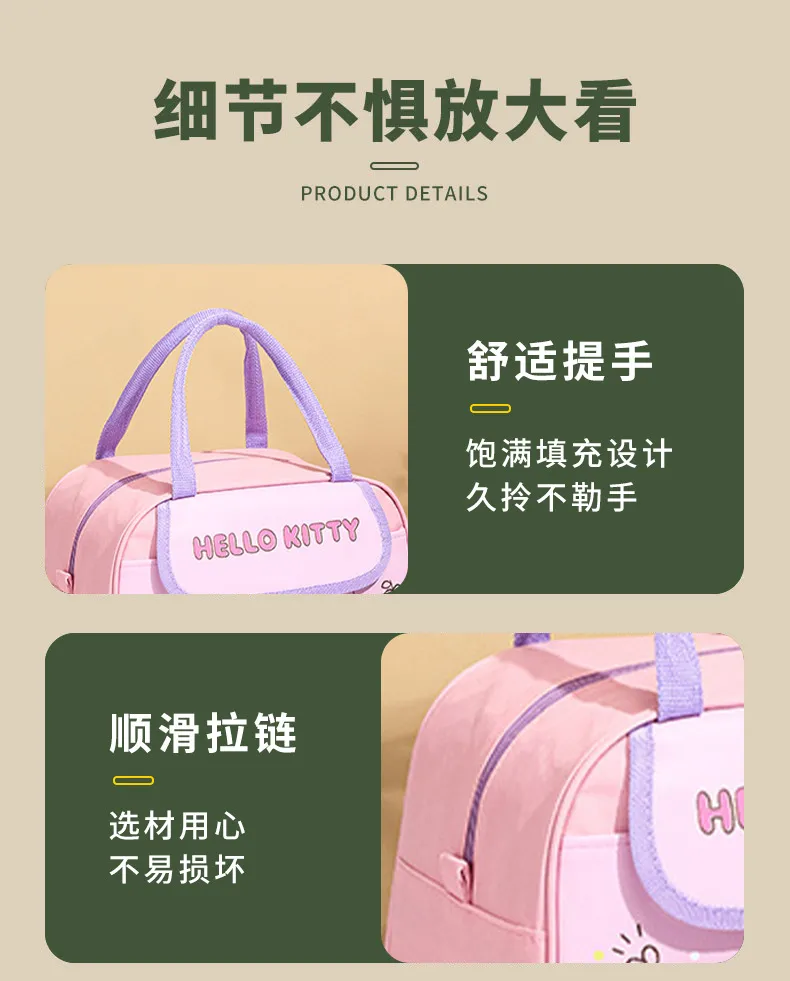 Cute Cartoon Insulated Lunch Bag for Kids, Waterproof Handbag for Primary School Students, Thickened, Portable, Ideal for School and Picnics showcase 11