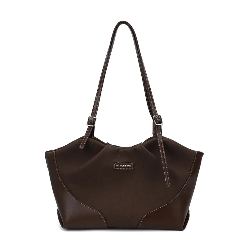 Large Capacity PU Leather Commuter Handbag for Women - Versatile, Stylish Casual Shoulder Bag, Personalized Armpit Bag - Image 7