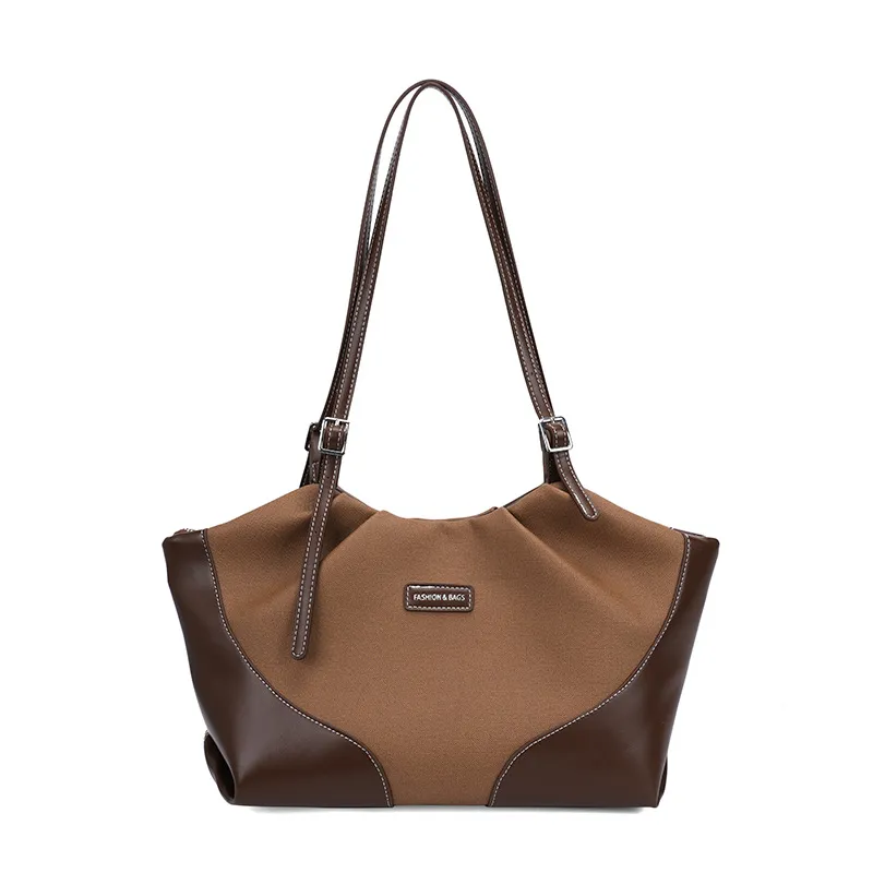Large Capacity PU Leather Commuter Handbag for Women - Versatile, Stylish Casual Shoulder Bag, Personalized Armpit Bag - Image 5