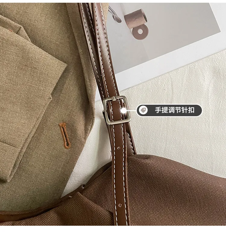 Large Capacity PU Leather Commuter Handbag for Women - Versatile, Stylish Casual Shoulder Bag, Personalized Armpit Bag showcase 11