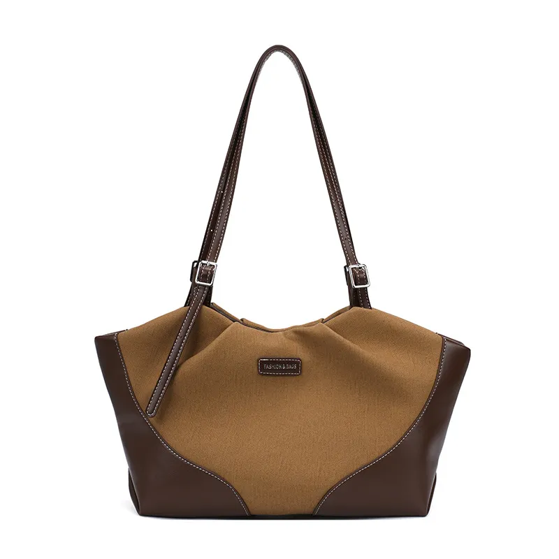 Large Capacity PU Leather Commuter Handbag for Women - Versatile, Stylish Casual Shoulder Bag, Personalized Armpit Bag - Image 6