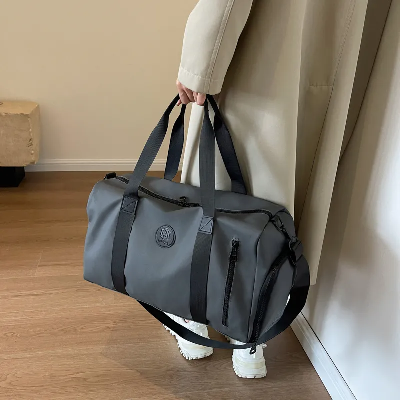Large Capacity Travel Duffel Bag for Men & Women with Independent Shoe Compartment - Ideal for Gym, Yoga, Swimming, and Weekend Getaways thumbnail 3