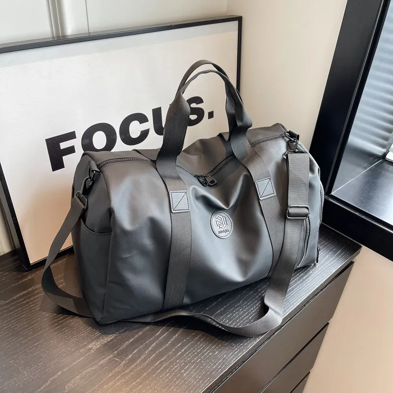 Large Capacity Travel Duffel Bag for Men & Women with Independent Shoe Compartment - Ideal for Gym, Yoga, Swimming, and Weekend Getaways thumbnail 1