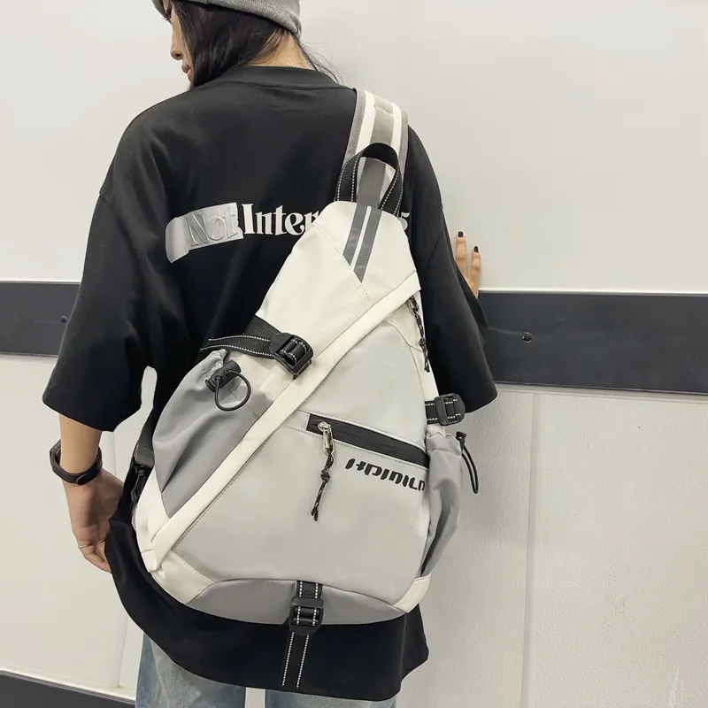 Men's & Women's Large Capacity Crossbody Shoulder Bag - Versatile Travel, School & Outdoor Chest Pack for Couples - Image 2