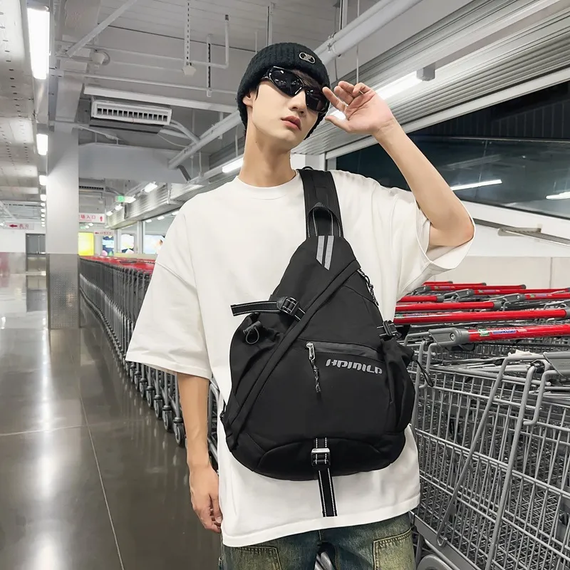 Men's & Women's Large Capacity Crossbody Shoulder Bag - Versatile Travel, School & Outdoor Chest Pack for Couples - Image 3