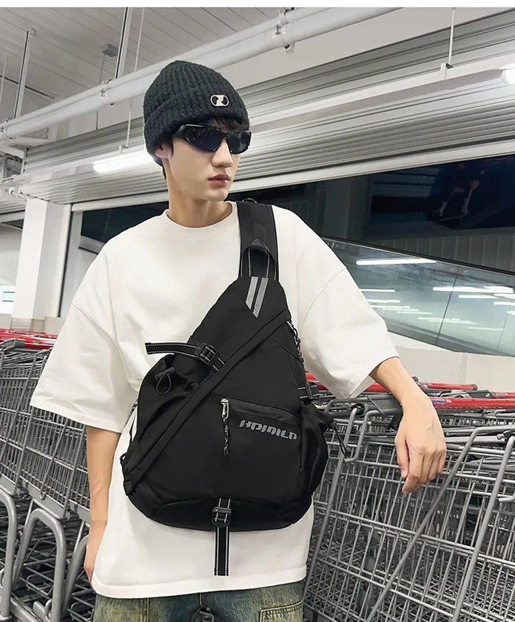 Men's & Women's Large Capacity Crossbody Shoulder Bag - Versatile Travel, School & Outdoor Chest Pack for Couples showcase 5
