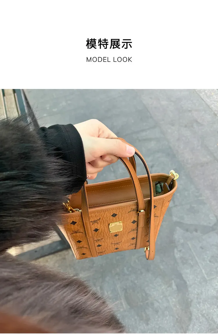 Mc Home 2025 New Style Basket Print Handheld Tote Bag - Versatile Commuter Single Shoulder Crossbody Bag, Light Luxury Design showcase 7
