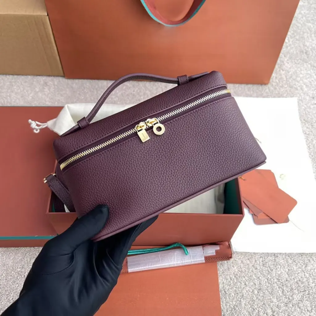 Italian Lp19 Pebbled Leather Handbag - Versatile Single Shoulder Crossbody Bag for Women, Chic and Light Luxury Style thumbnail 4