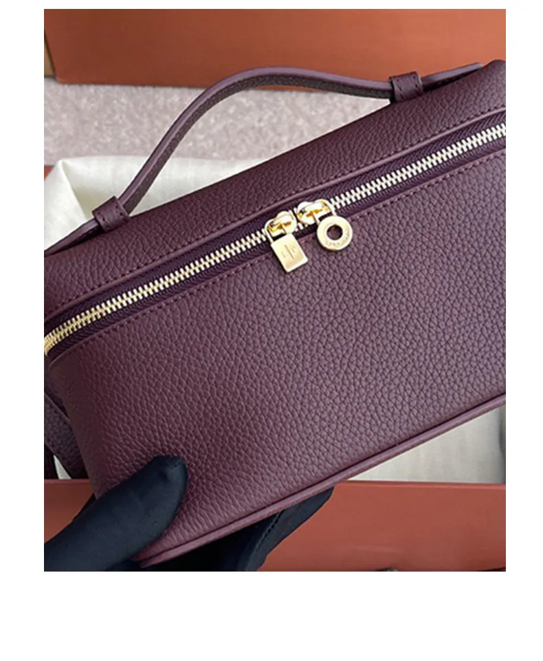 Italian Lp19 Pebbled Leather Handbag - Versatile Single Shoulder Crossbody Bag for Women, Chic and Light Luxury Style showcase 16