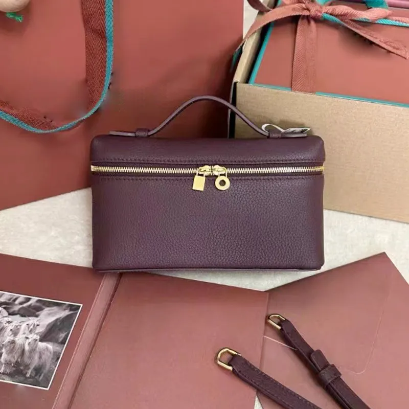 Italian Lp19 Pebbled Leather Handbag - Versatile Single Shoulder Crossbody Bag for Women, Chic and Light Luxury Style thumbnail 1