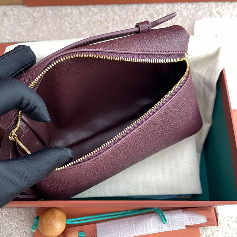 Italian Lp19 Pebbled Leather Handbag - Versatile Single Shoulder Crossbody Bag for Women, Chic and Light Luxury Style thumbnail 2