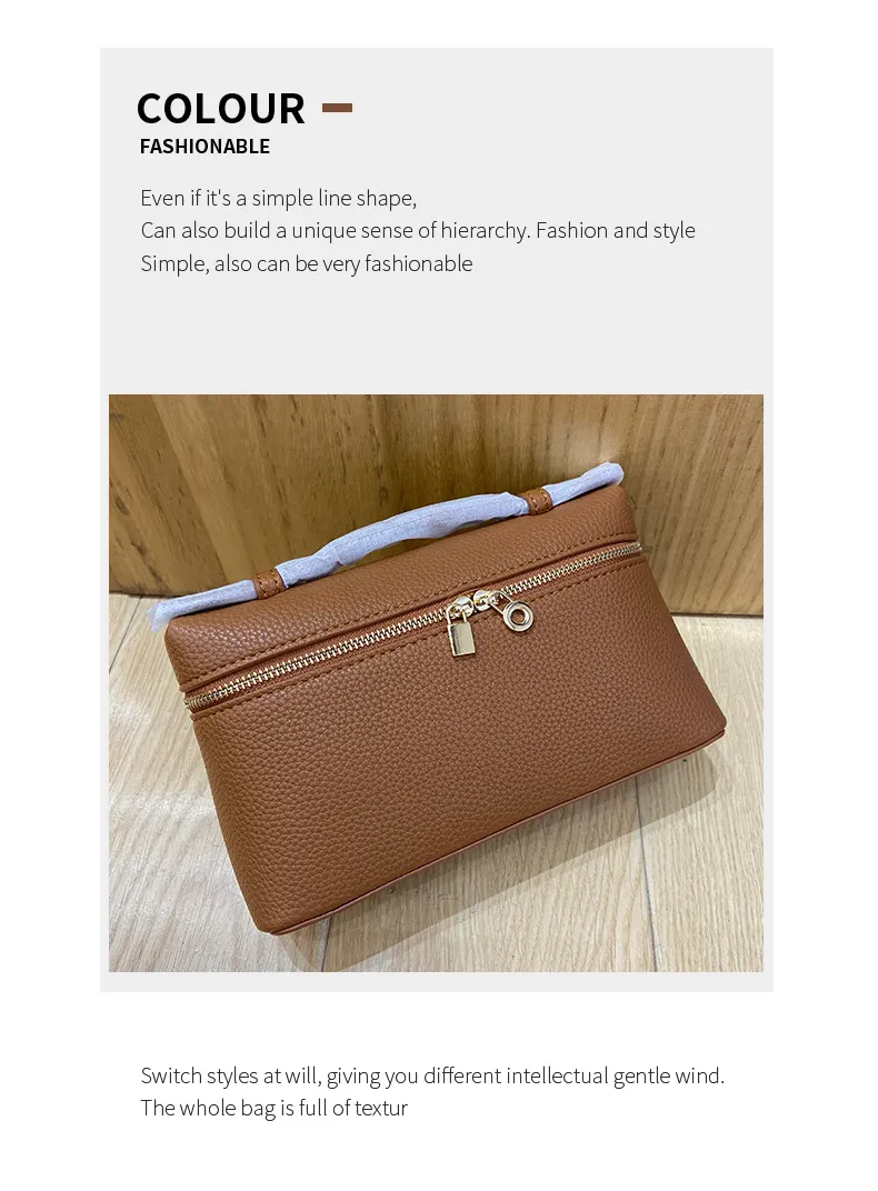 Italian Lp19 Pebbled Leather Handbag - Versatile Single Shoulder Crossbody Bag for Women, Chic and Light Luxury Style showcase 10