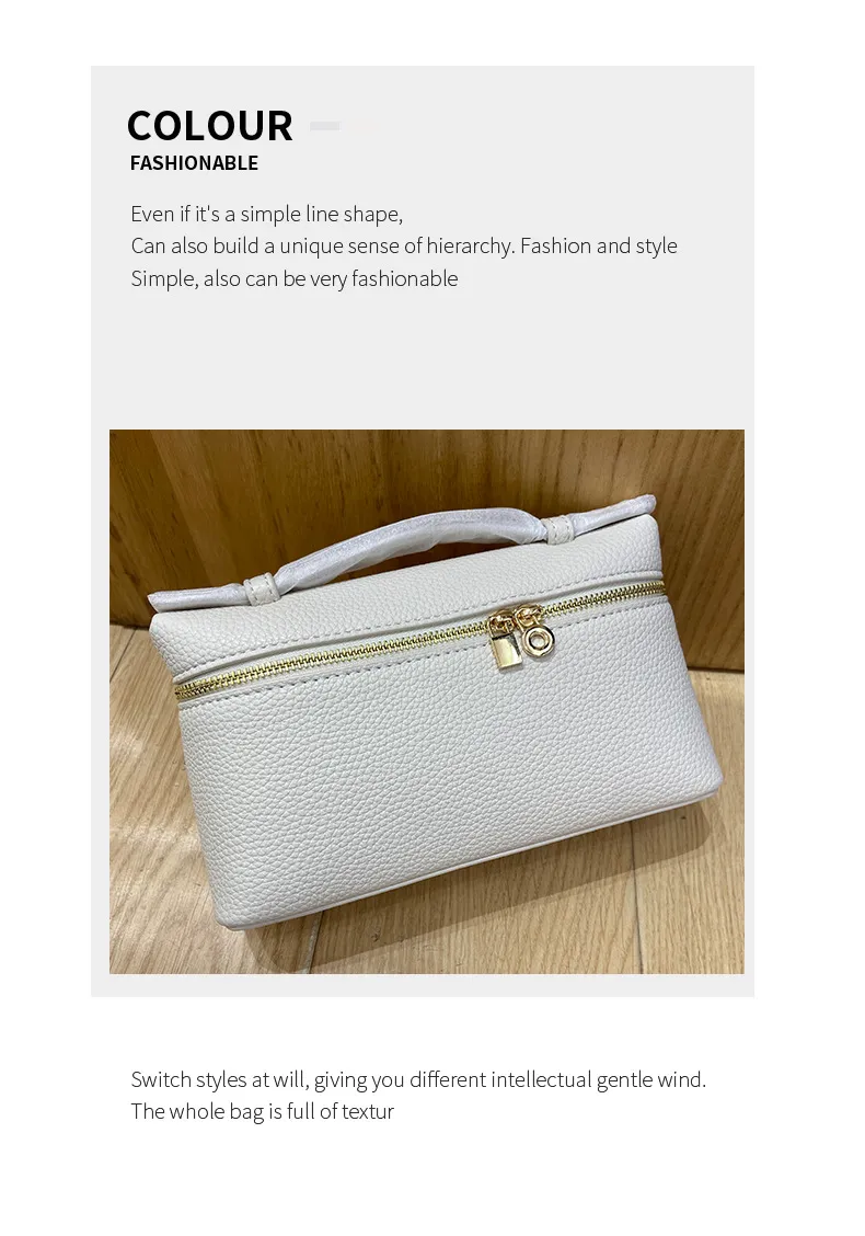 Italian Lp19 Pebbled Leather Handbag - Versatile Single Shoulder Crossbody Bag for Women, Chic and Light Luxury Style showcase 12