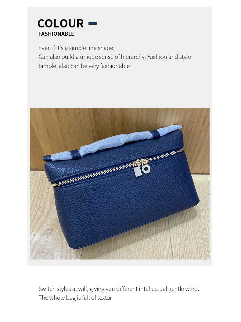 Italian Lp19 Pebbled Leather Handbag - Versatile Single Shoulder Crossbody Bag for Women, Chic and Light Luxury Style showcase 11