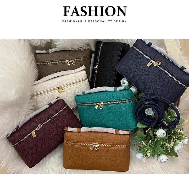Italian Lp19 Pebbled Leather Handbag - Versatile Single Shoulder Crossbody Bag for Women, Chic and Light Luxury Style showcase 3