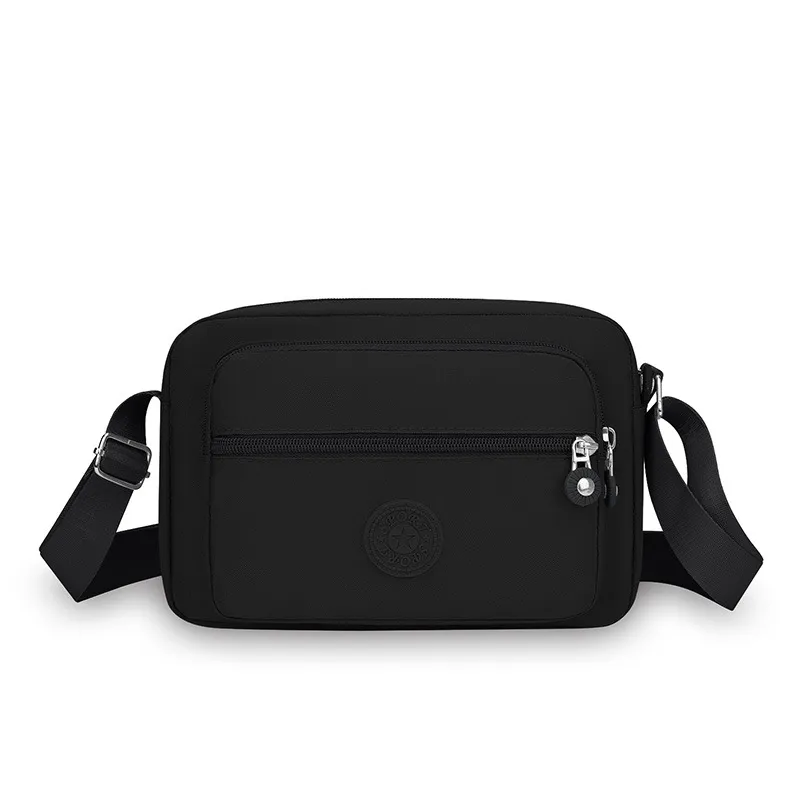 Women's Fashion Nylon Small Square Bag - Trendy Mom Crossbody & Shoulder Bag with Canvas Accents, Perfect for Phone & Coins thumbnail 7
