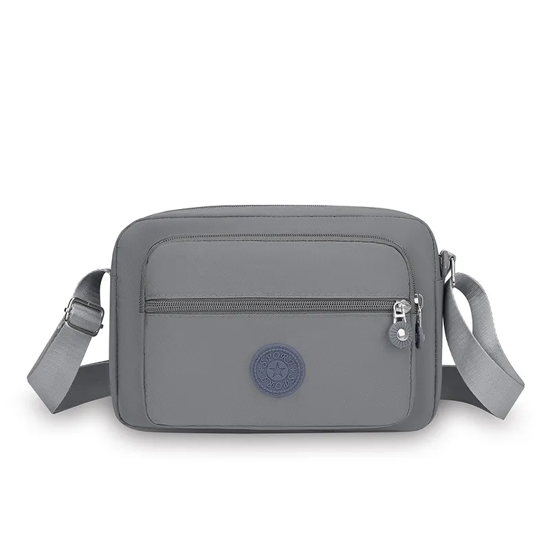 Women's Fashion Nylon Small Square Bag - Trendy Mom Crossbody & Shoulder Bag with Canvas Accents, Perfect for Phone & Coins thumbnail 10