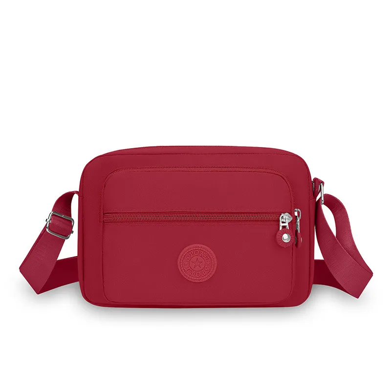 Women's Fashion Nylon Small Square Bag - Trendy Mom Crossbody & Shoulder Bag with Canvas Accents, Perfect for Phone & Coins thumbnail 9