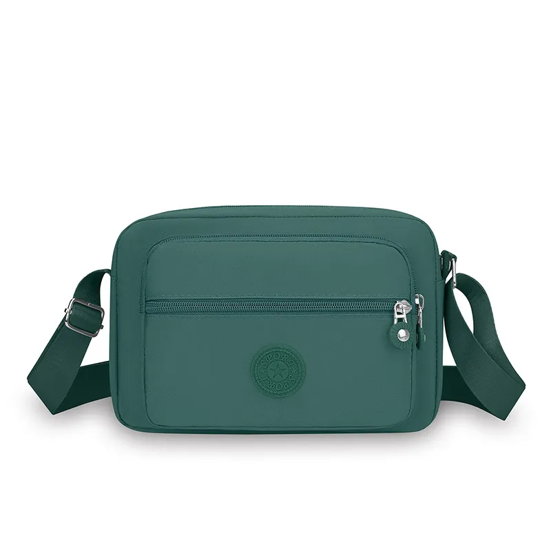 Women's Fashion Nylon Small Square Bag - Trendy Mom Crossbody & Shoulder Bag with Canvas Accents, Perfect for Phone & Coins thumbnail 8