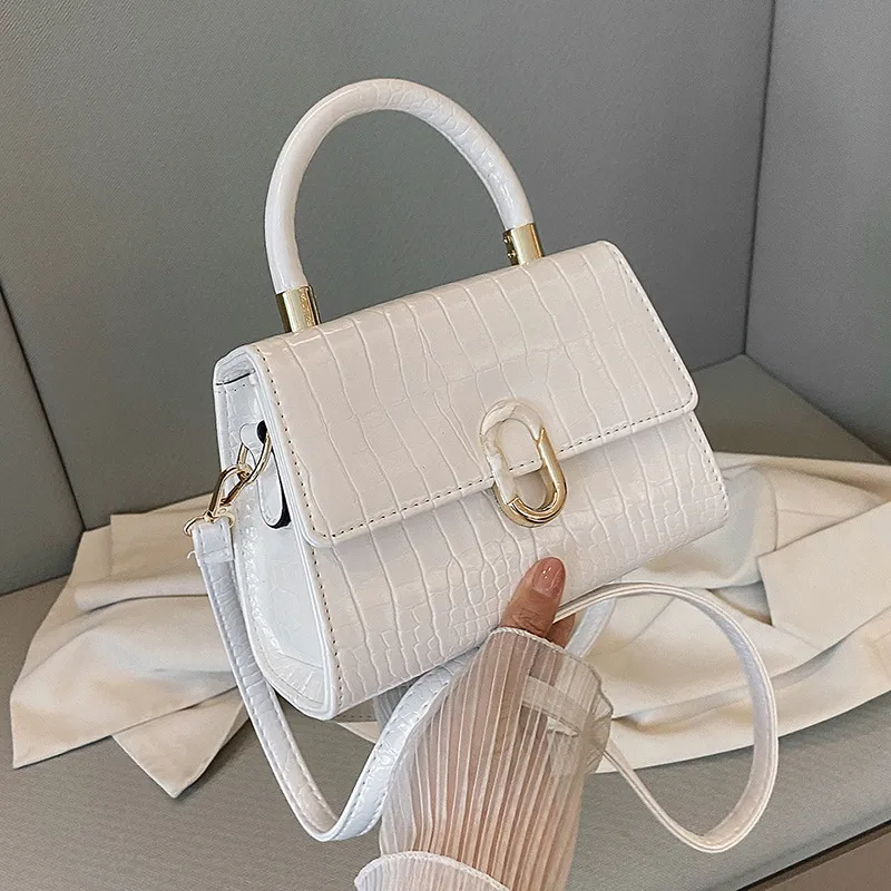 Women's Crocodile Pattern Small Square Crossbody Handbag 2025 - Versatile Fashionable Shoulder Bag for Ladies, Elegant Handheld Purse showcase 14